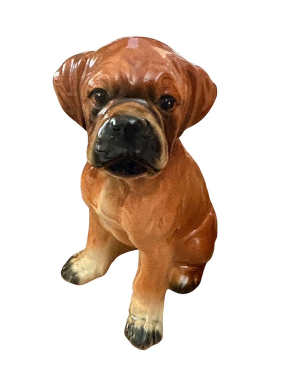 VINTAGE➕Boxer Dog Statue